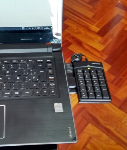 Teclado numérico externo